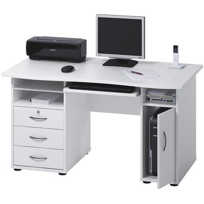 Компьютерный стол 29 Белый 101 131*74*73 см, Белый   Фиеста