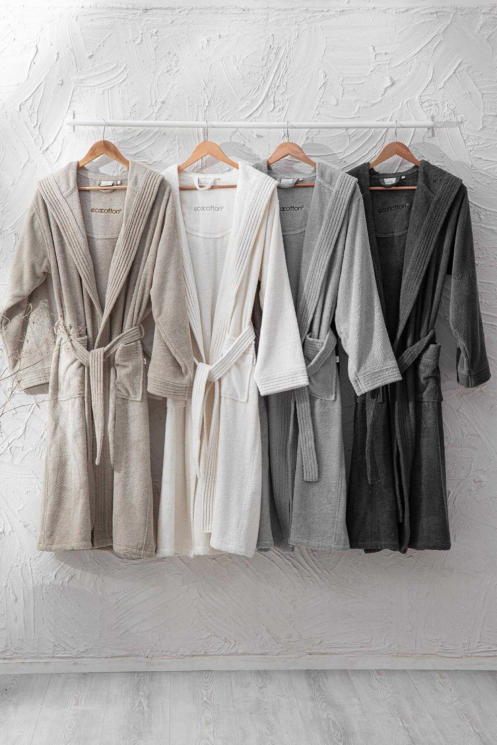 Халат из органического хлопка Ecosoft Yeni марк | бежевый