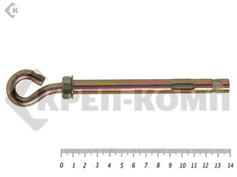 Анкер с кольцом м10 12х140 (5шт)
