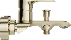 Смеситель для ванны с душем STWORKI Копенгаген S42100GG глянцевое золото