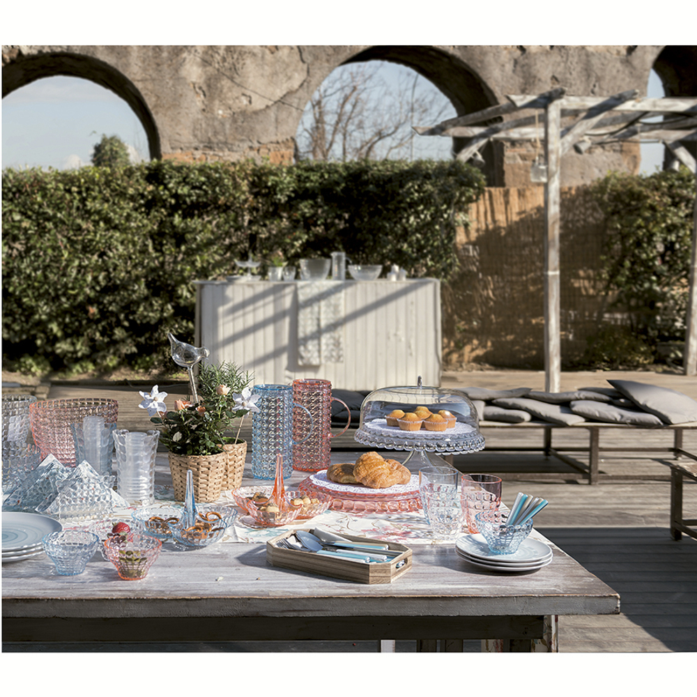 Блюдо сервировочное с крышкой tiffany, ?30 см, бежевое