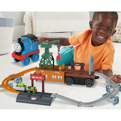Fisher-Price Thomas and Friends - Tomek Transformation Extendable Set 2in1 + Piotr GXH08 Locomotive