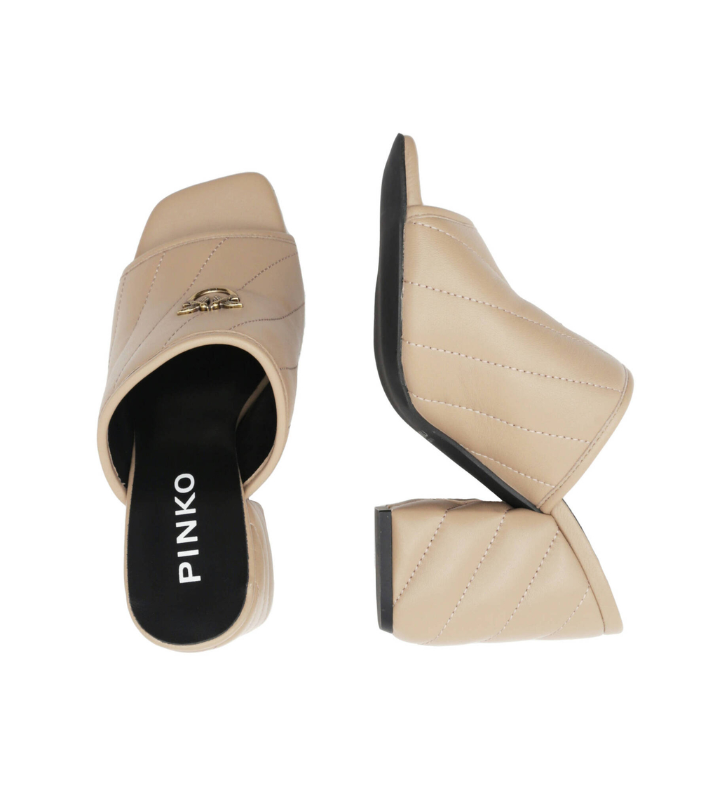 Кожаные туфли martine sabot nappa trapuntata Pinko - бежевый(100666 A0O0)