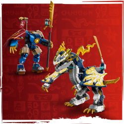 Конструктор LEGO Ninjago 71843 Дракон-мех Рога — фото 13
