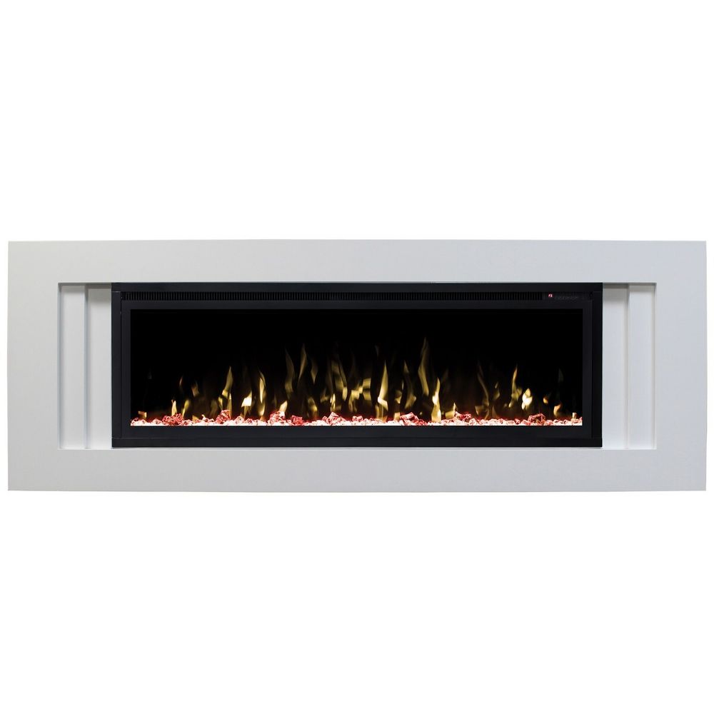 Электрокамин RealFlame Stockholm 50 WT белый с очагом Saphir 50