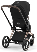 Коляска 3 в 1 Cybex Priam IV Rosegold complete и автокресло Aton S2 i-Size Ocean Blue Sepia Black