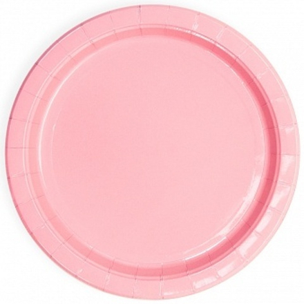 Тарелки (7''/18 см) Розовый, 6 шт.