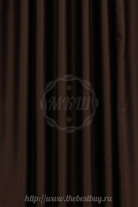 Шторы блэкаут для гостиной: Твила (арт. S015-2)  - (200х280)х2 см.  - коричневый