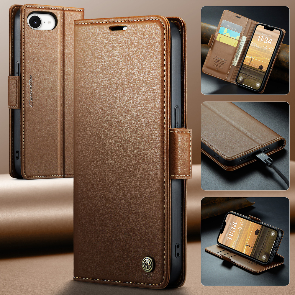 Чехол-книжка CaseMe Smooth iPhone 16e