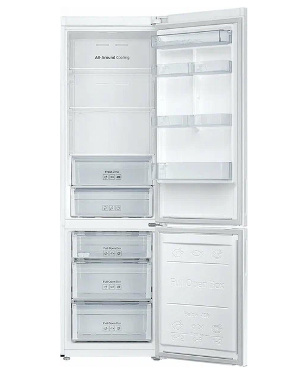 Холодильник двухкамерный Samsung RB37A5400WW (h)