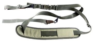 VEKTOR ремень тактический трехточечный зеленый с плечевой накладкой, из синтетической ткани