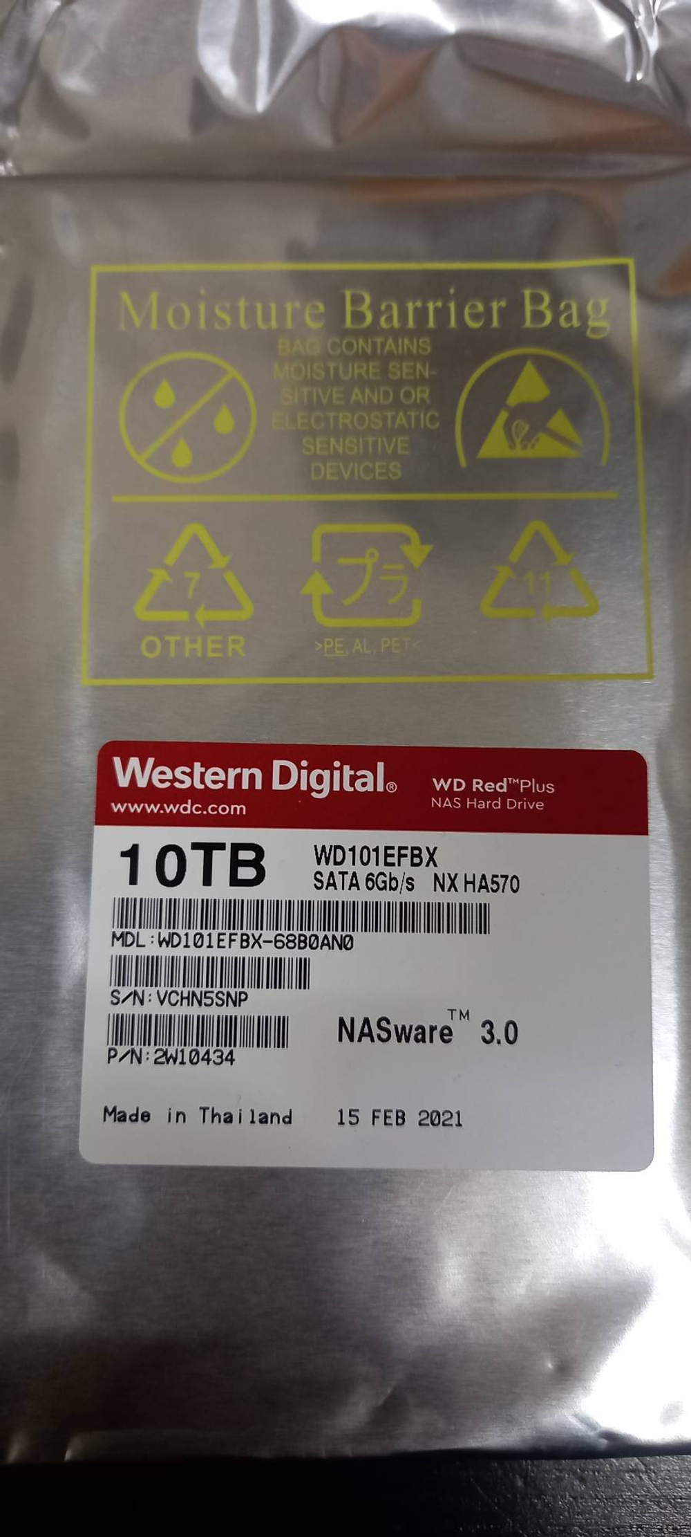 Жесткий диск Western Digital RED 10 Tb