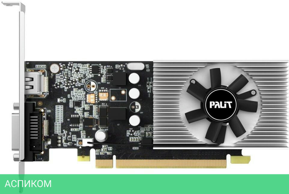 Видеокарта Palit GeForce GT 1030 2GB DDR4 RTL (NEC103000646-1082F)