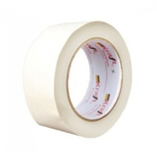Скотч Kraft (Крафт) клейкая лента малярная белая, 48мм х 40 м