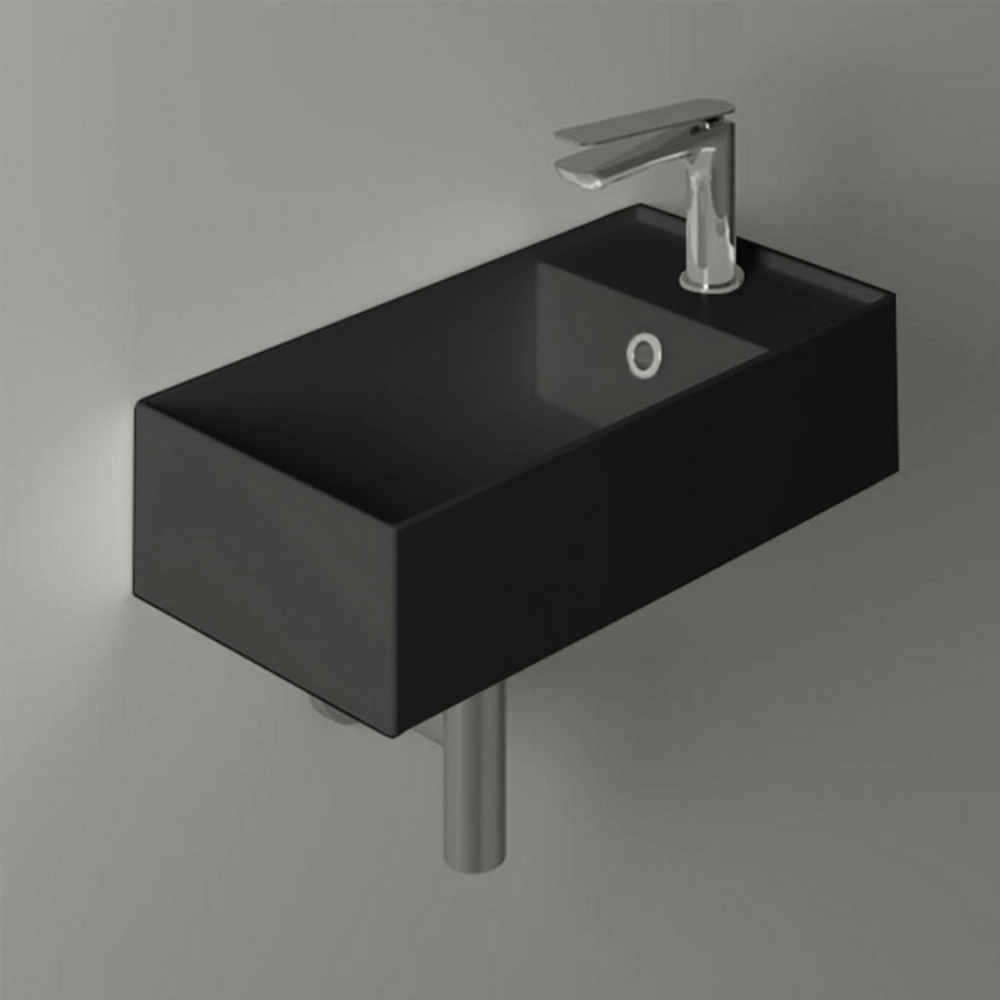 Раковина Simas Agile AG50 nero matt*1 50 см, цвет черный матовый