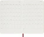 Ежедневник Moleskine (DSF212DC2) Classic Soft Pocket 90x140мм 400стр. мягкая обложка красный