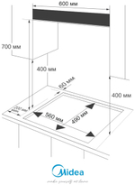 Варочная поверхность Midea MG690TX серебристый