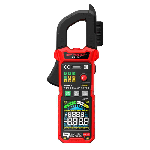 Токовые клещи цифровые КТ 205D серия PROLINE КВТ