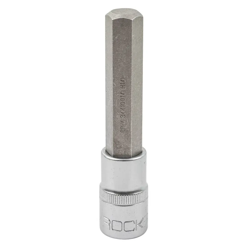 Головка-бита 6-гранная 14мм 1/2''(L-100мм) RockForce##Rock FORCE RF-34410014