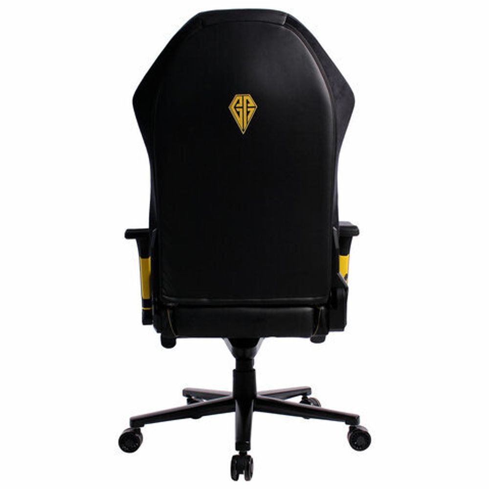 Кресло BRABIX PREMIUM "Tanos GM-180", мультиблок, 4D подлокотники, литой поролон, черное/желтое, 532953