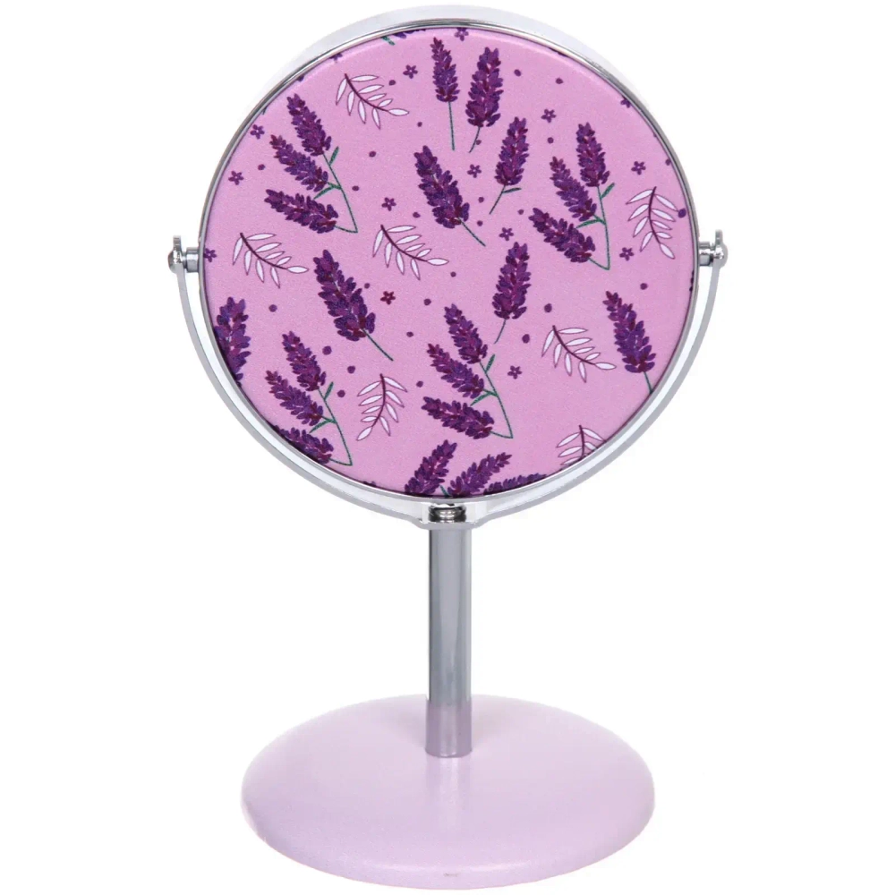 Зеркало косметическое настольное «ФРАТЕЛЛИ», лаванда, 14*9,3см (коробка)