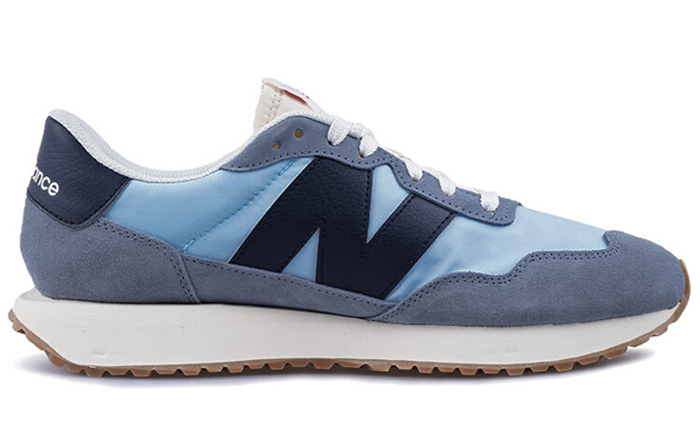 New Balance NB 237 non-slip lightweight low-cut sports casual shoes for men and women the same blue