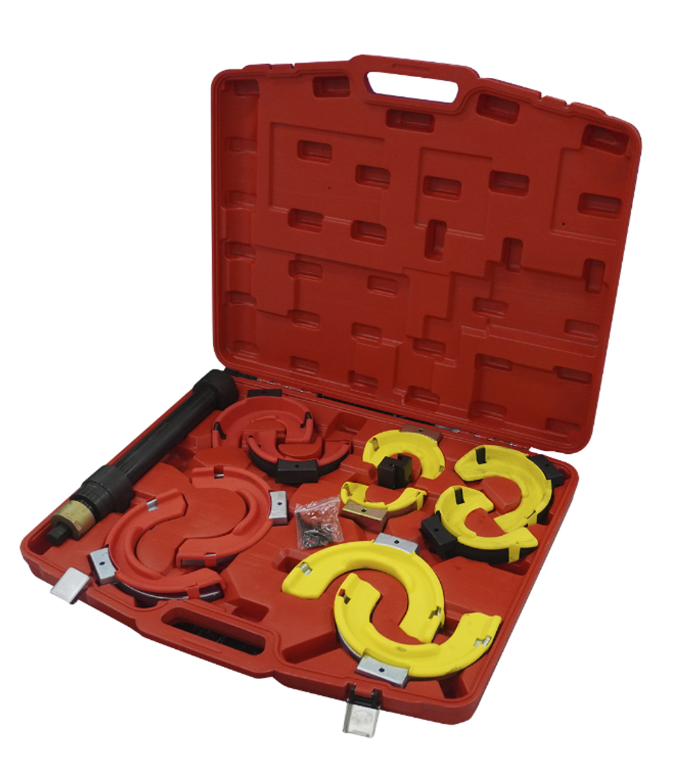 WDK-214029A Съемник пружин усиленный для сжатия и сборки / разборки стоек амортизаторо, 5 пар захватов