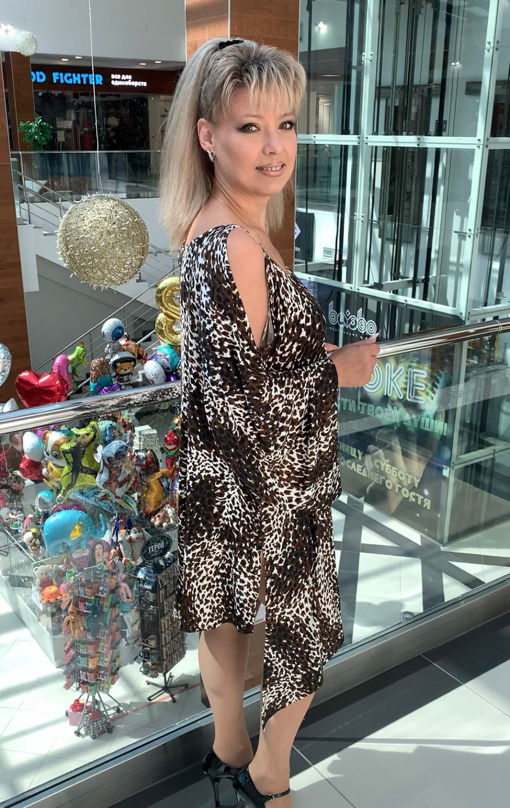 Туника-платье с "вынутыми" плечиками