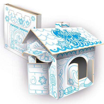 Конструктор раскраска Пряничный домик