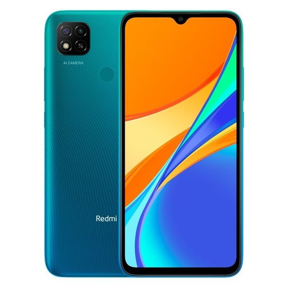 Смартфон Xiaomi Redmi 9C NFC RU, 6.53&quot;, IPS, 2Гб, 32Гб, 13Мп, 5Мп, 5000мАч, зеленый