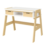 Dipriz Растущая парта Кампо с ящиками с регулировкой наклона и высоты, стол письменный детский, с ножками из массива сосны
