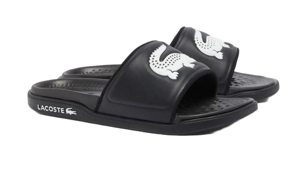 Сланцы Lacoste Serve Slide Dual - black/white