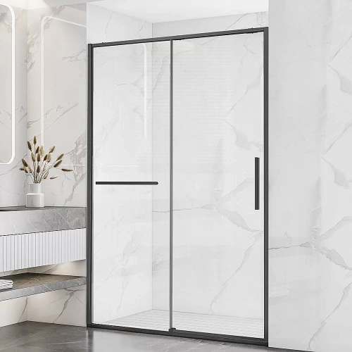 Душевая дверь Vincea Slim Soft VDS-1SS130CLGM 130 стекло прозрачное/профиль вороненая сталь