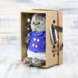 Кот Басик в синем кителе