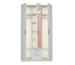 Шкаф трехстворчатый с двумя ящками "Александрия" ДА-01 (бодега светлая), ЛДСП/МДФ, Велес, г. Туймазы