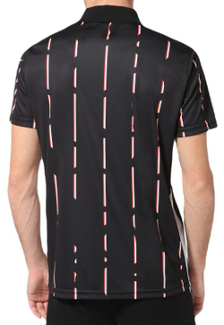 Мужское теннисное поло Australian Ace Polo Shirt With Stripes - nero