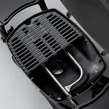 Портативный газовый гриль Weber Q 1200 с тележкой, 1 горелка, чёрный