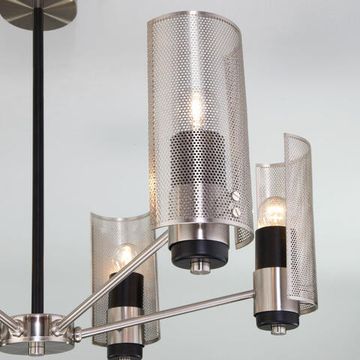 Люстра потолочная 70139/6 никель Grino Eurosvet