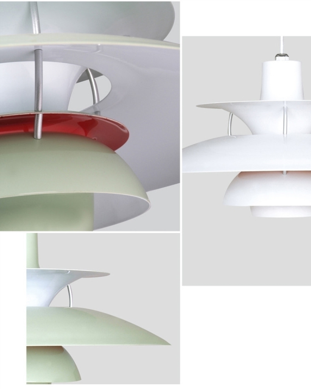 Pendant design lamp PH 5 by Louis Poulse (Black)