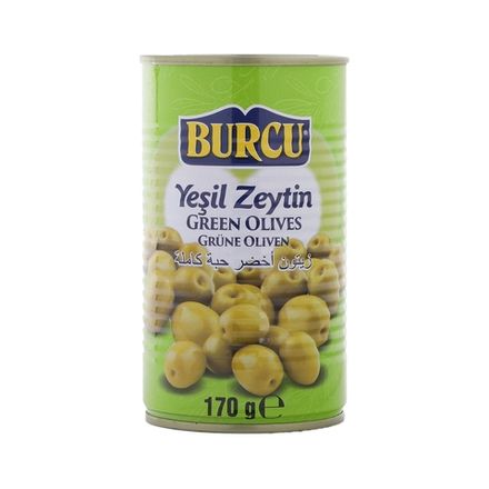 Оливки BURCU зеленые с косточкой 170 г