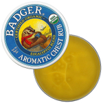 Badger, ароматическая мазь для грудной клетки, эвкалипт и мята, 56  (2 унции)
