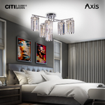 Citilux AXIS CL313261 Люстра хрустальная потолочная Хром