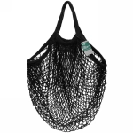 Сумка - шоппер авоська «ТРЕНДИ», цвет черный, 35*50см (лейбл Селфи)