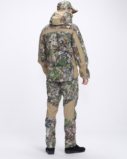 Демисезонный Костюм "CHAMELEON PRO" -5 (SoftShell, Forest Green/Beige)
