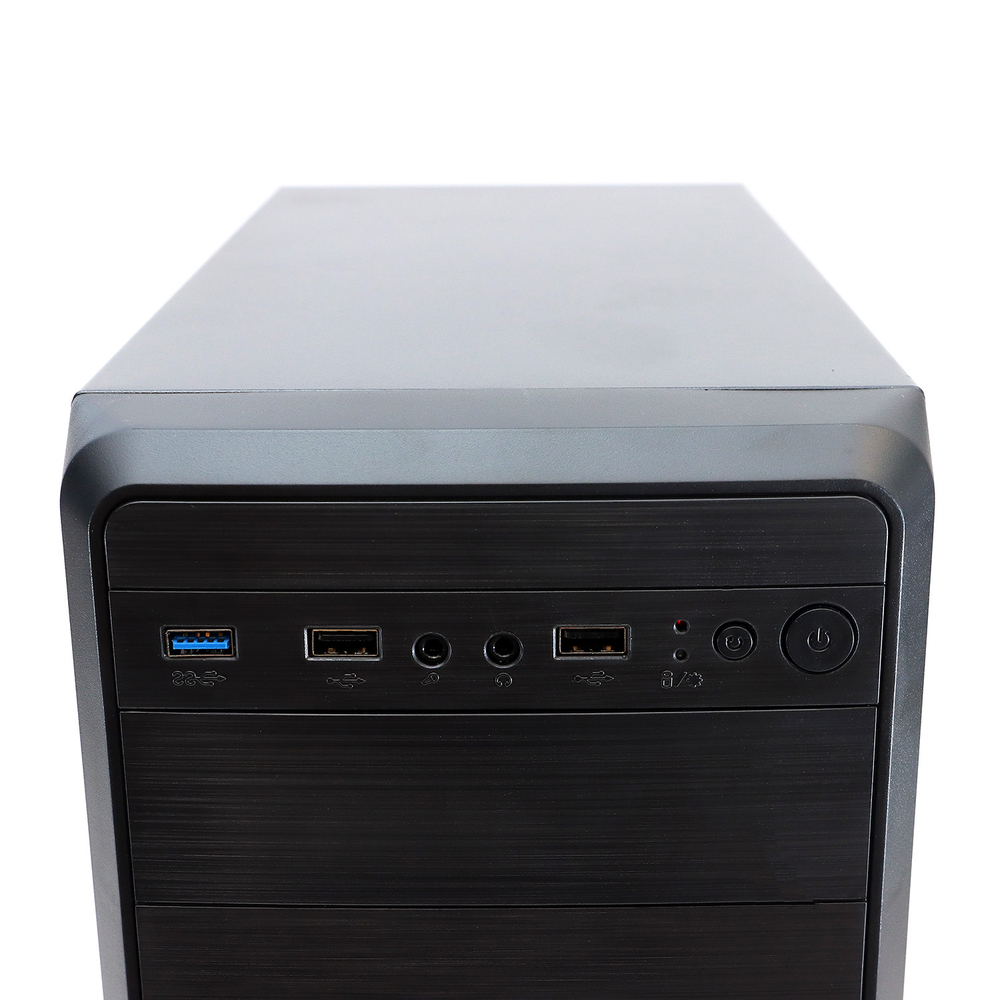 Корпус TESLA 3241U3BF, Без БП, ATX, чёрный, 1xFAN, 2xUSB2, 1xUSB3 (TSL-3241U3-BF)