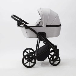 Детская коляска Adamex Mobi 2 в 1 M-TK01 Светло-серый