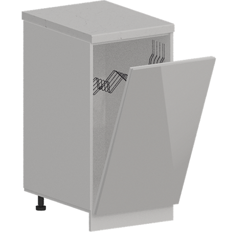 Кухня Модуль ШНВ 450 Ликато / Белый Софт