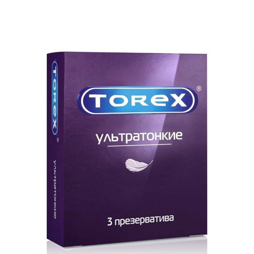 Презервативы Torex "Ультратонкие" - 3 шт.