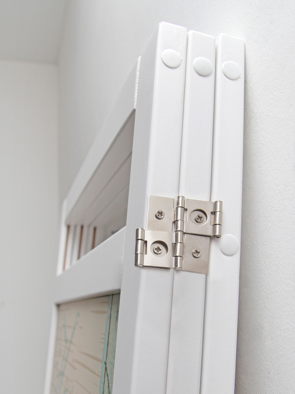 Ширма - перегородка для зонирования пространства деревянная с картинкой с обеих сторон "Райские птички", 3 створки, 480*1800 мм