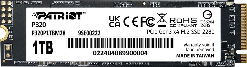SSD Patriot P320P1TBM28 1000 Гб